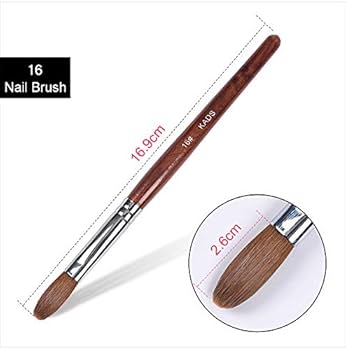 【新品未使用】　2本セット　ネイル　アクリル　スカルプ　ブラシ ネイルアクリルセット ピュアリキッド50ml + アクリルパウダー